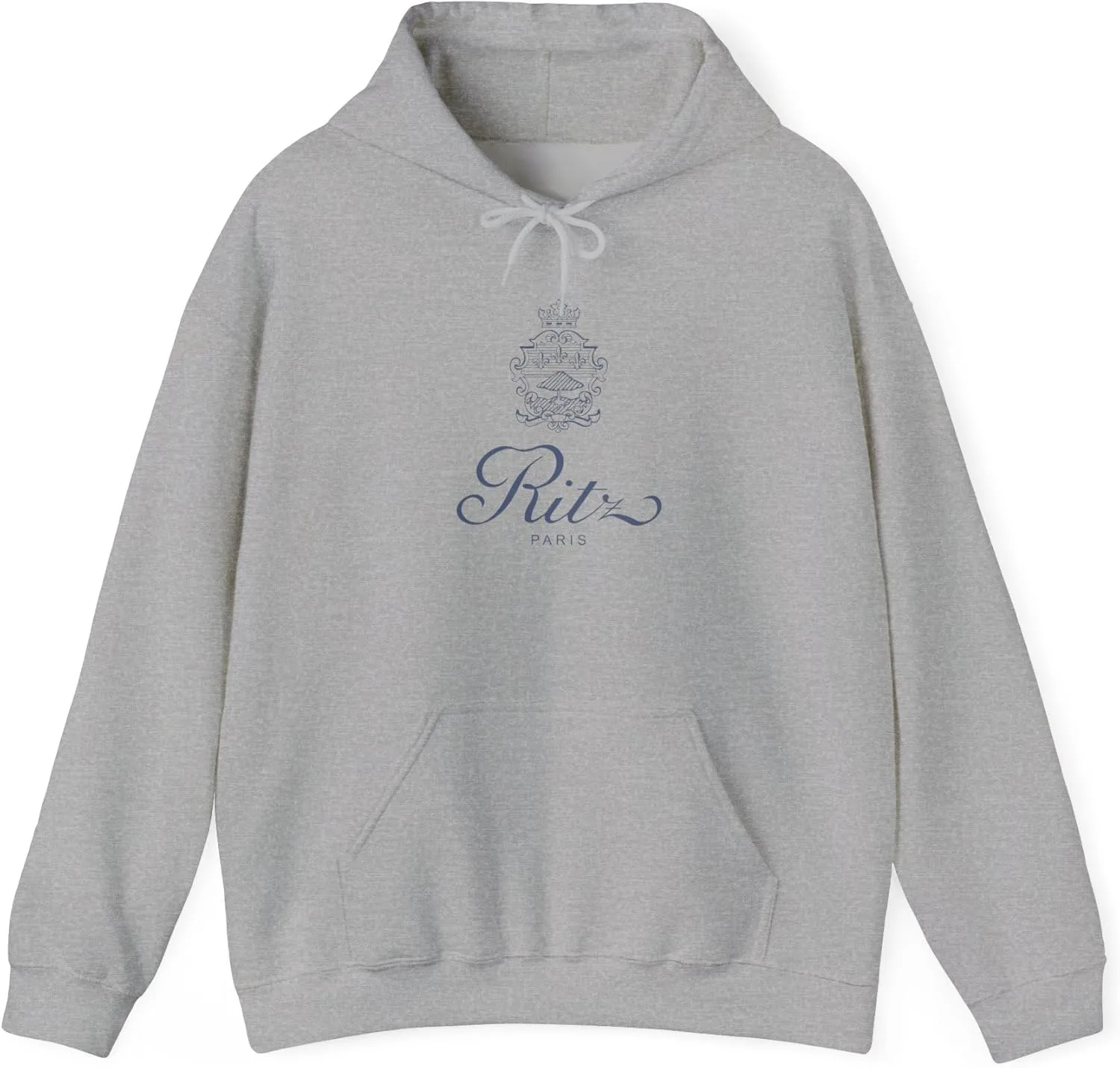 Винтажный худи Ritz Paris GENERIC, серый