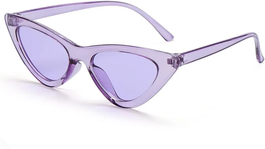 

Винтажные солнцезащитные очки «кошачий глаз», маленькие прямоугольные солнцезащитные очки для женщин, солнцезащитные очки с защитой от УФ-излучения UV400 LANGSER, 2