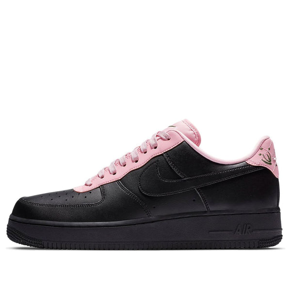 

Кроссовки air force 1 '07 lv8 'black pink quilted heel' Nike, черный