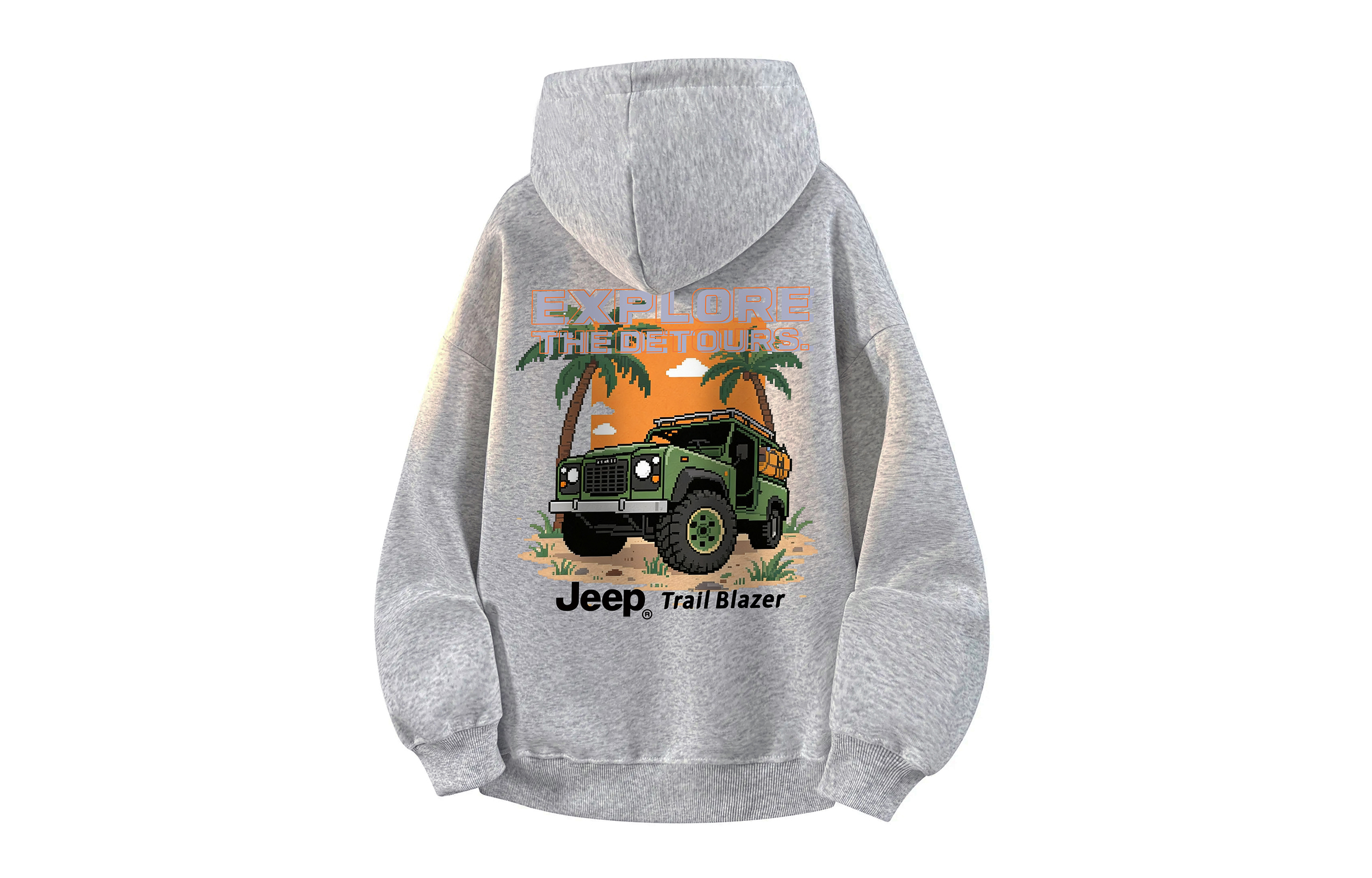 

Свитшот Leisure Collection Unisex Jeep, heather серый