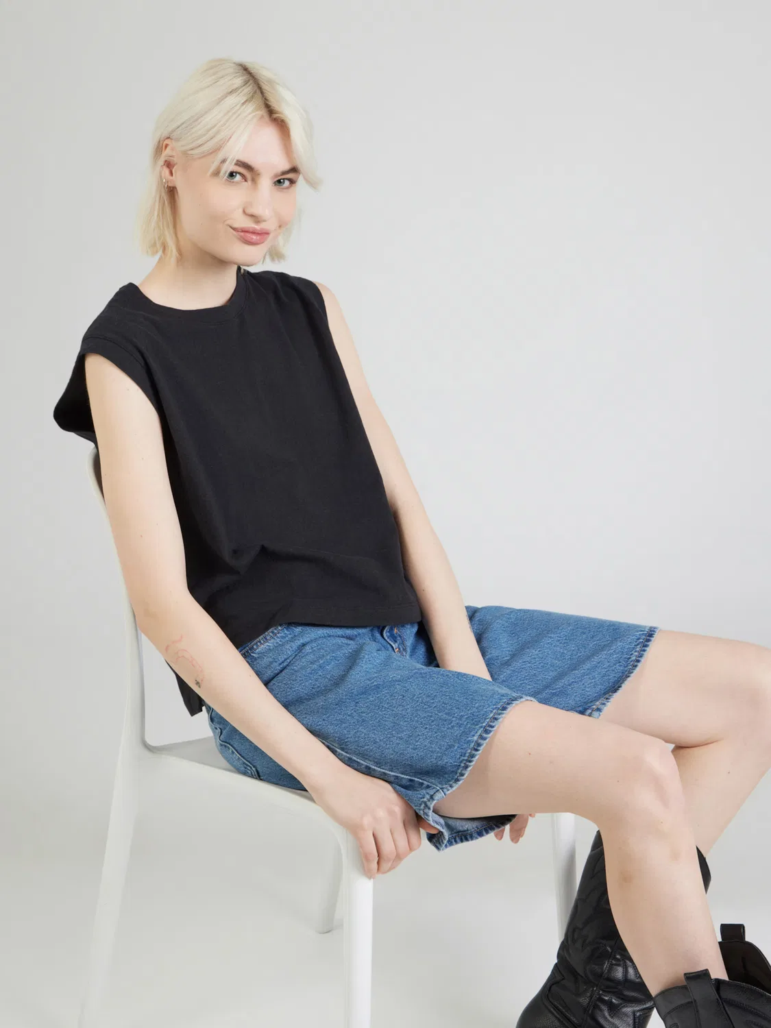 Топ 'Boxy Tank Топ' Levi'S , Black — фото 3