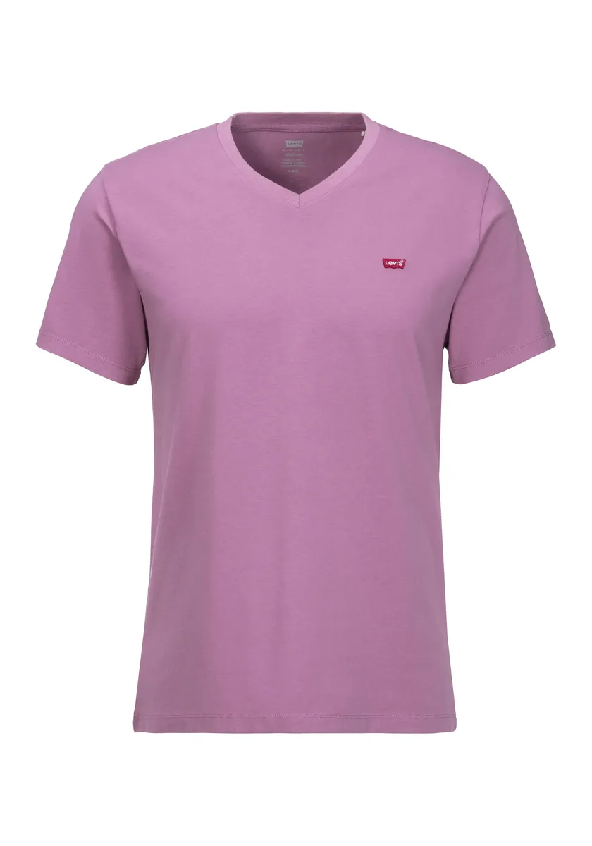 

Футболка Levi's "LE ORIGINAL HM VNECK" с вышивкой логотипа, бордовый