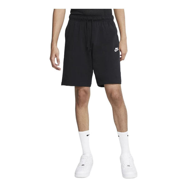 

Шорты sportswear club solid color cotton casual shorts black Nike, мультиколор