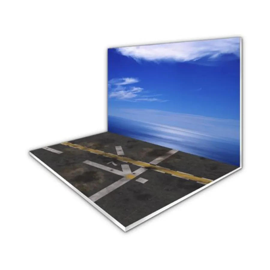 

Палуба авианосца 02, QuickSandPlinth PVC Wall Landscape Displays (500 x 350mm)