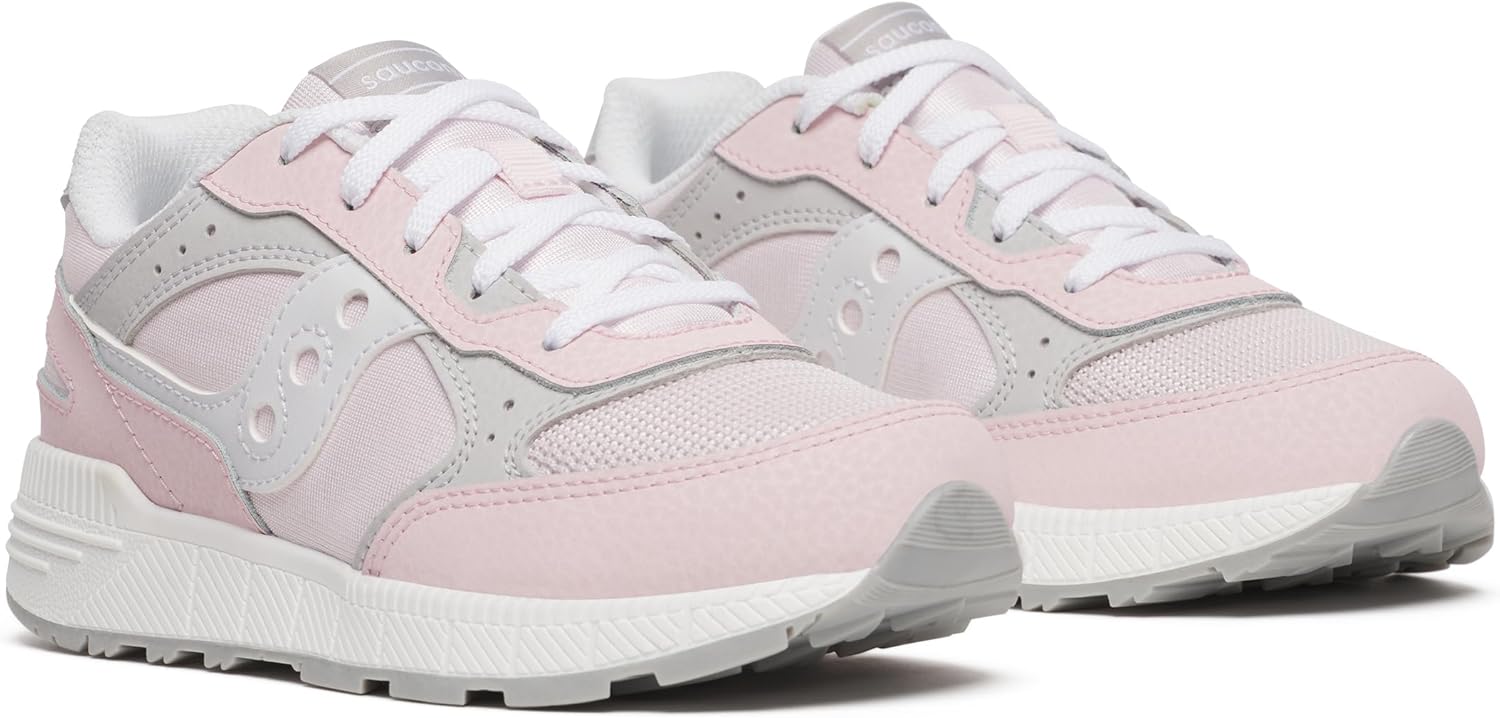 Детские кроссовки Saucony Unisex-Child Eclipse Kdz, белый/розовый — фото 2
