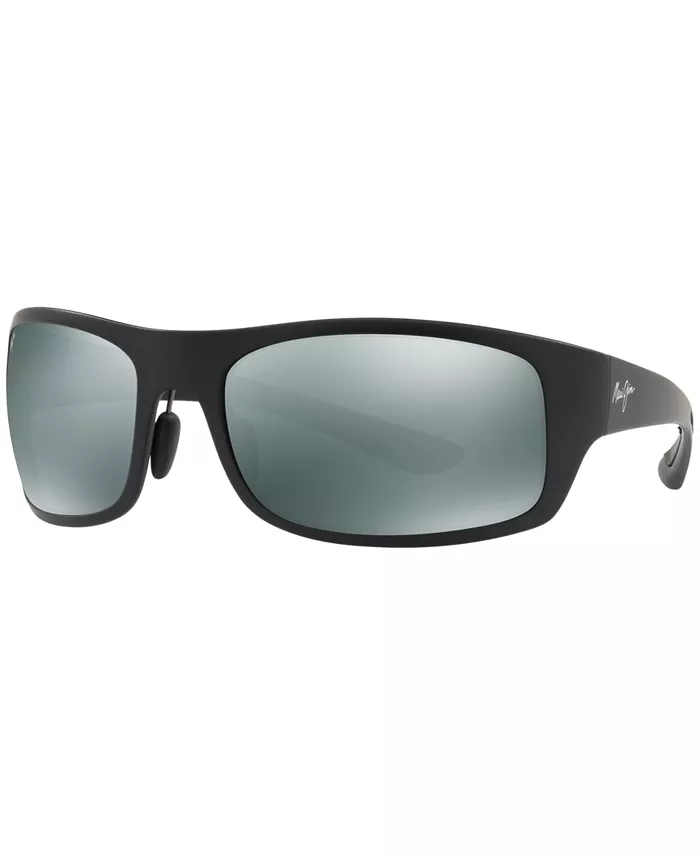 

Поляризационные солнцезащитные очки, 440 BIG WAVE 67 Maui Jim, черный