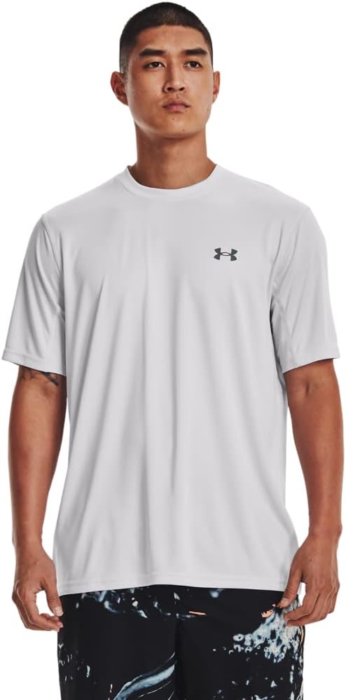 

Мужская трикотажная футболка Drift Tide Knit с коротким рукавом от Under Armour, (015) Halo Gray/Pitch Gray