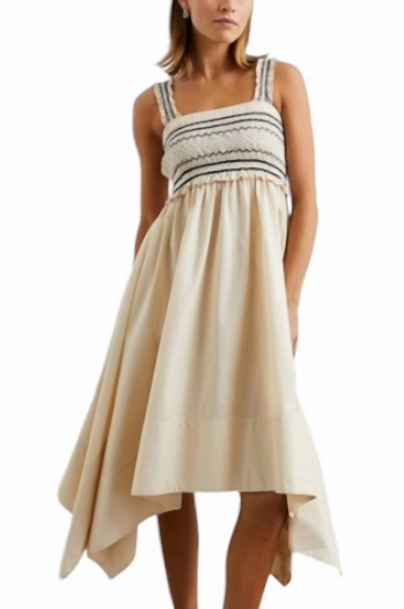 

Платье Кирстен из льна Rails, цвет flax