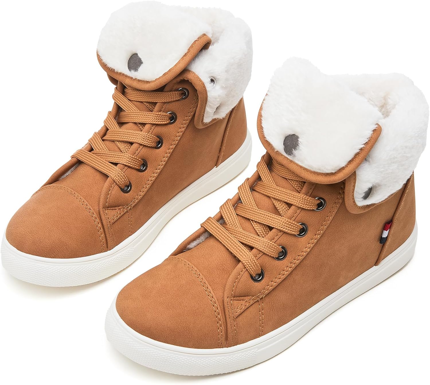 

Ботильоны для дам, шнурованные сапоги, боевые ботинки, зимние сапоги, модные снегоступы для девочек, ботильоны, зимняя обувь Shupua, Braun