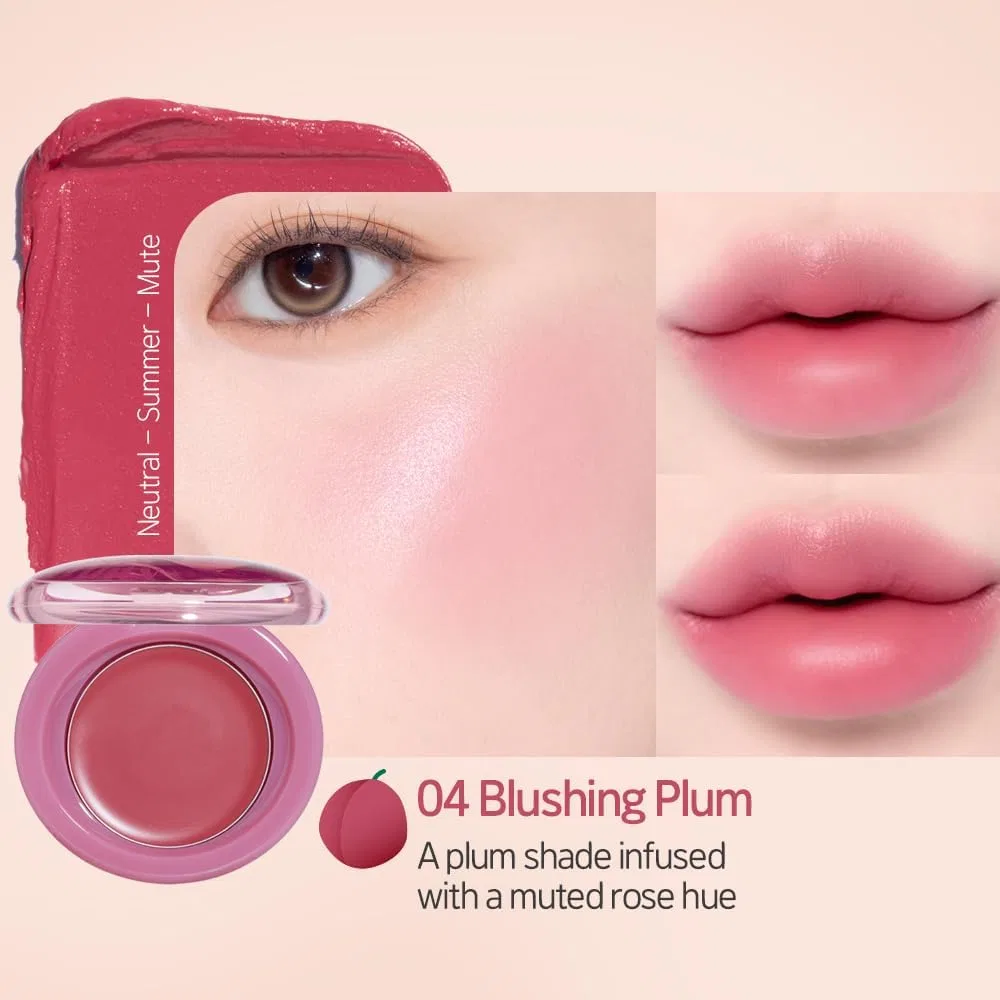 Бальзам для губ и щек Plum ETUDE, 2.3 г, красный — фото 2