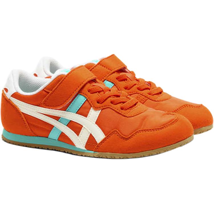 Износостойкие низкие детские повседневные кроссовки Orange Kids' Onitsuka Tiger, оранжевый — фото 4