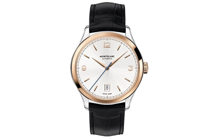 

MONTBLANC Часы Automatic Mechanical Movement Men's Watch Watch 38mm White Dial, Silver Dial