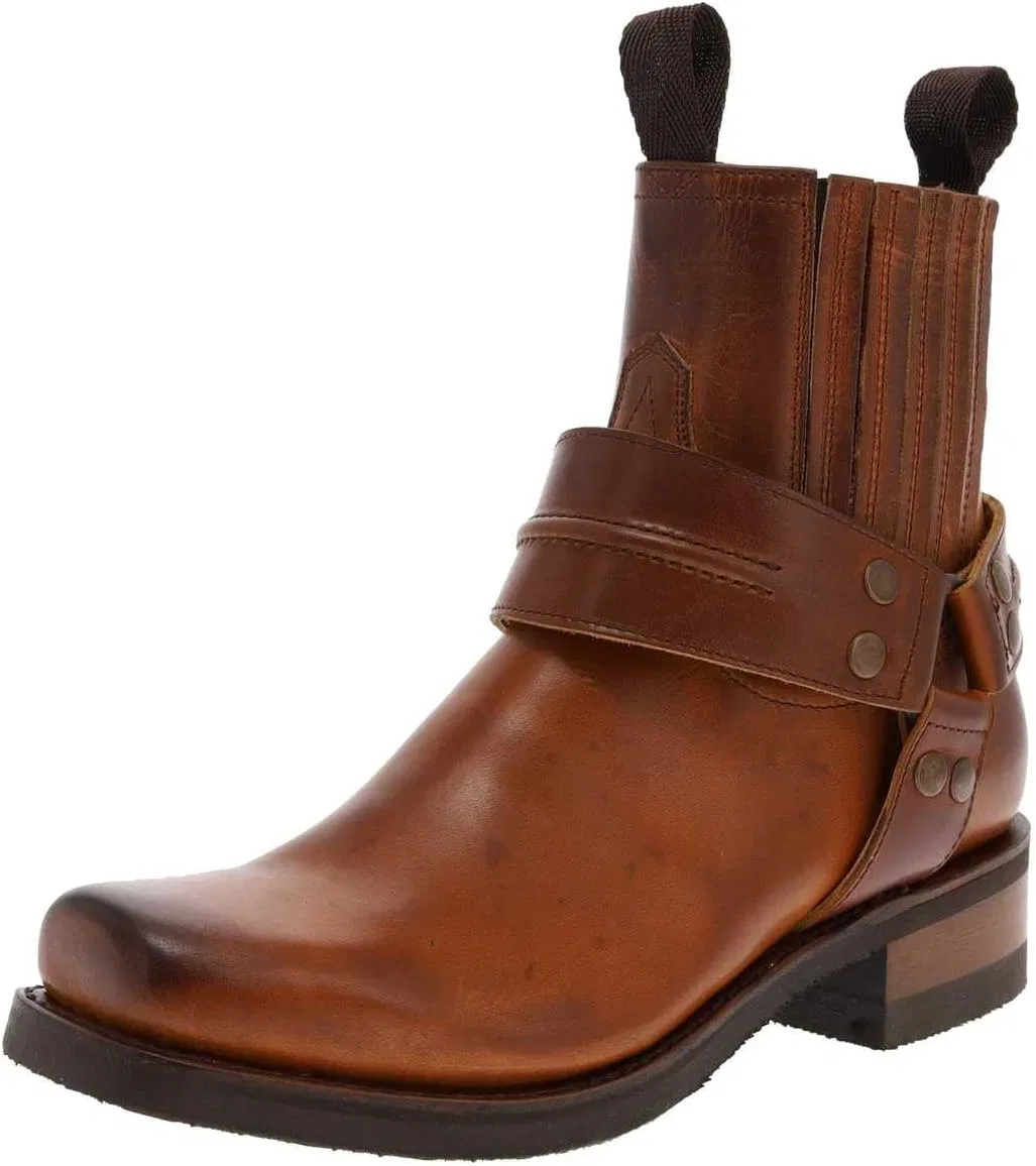FB Fashion Boots FB Модные ботинки, унисекс, байкерские ботинки, синие низкие байкерские ботинки Goma, кожаные ботинки коричневого цвета
