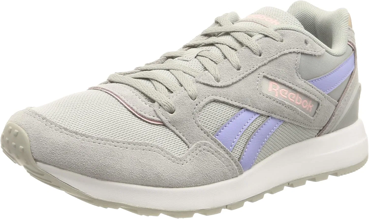 Женские кроссовки Reebok GL1000, Pure Grey 3 Lilac Glow Gold Met