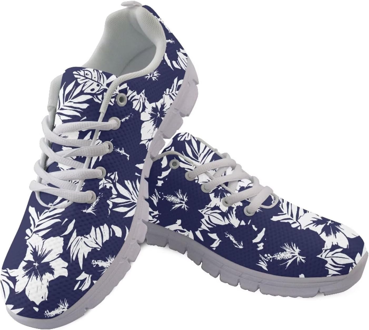 

Кроссовки для гавайского отдыха - дышащий цветочный принт и быстросохнущий дизайн для пляжа/походов (мужчины/женщины) Giftpuzz, черный