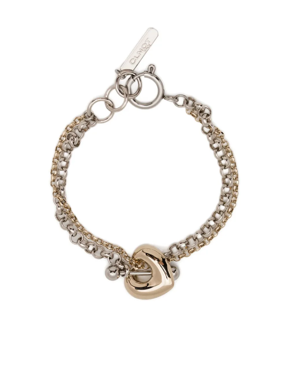 

Браслет Liu Justine Clenquet, серебристый