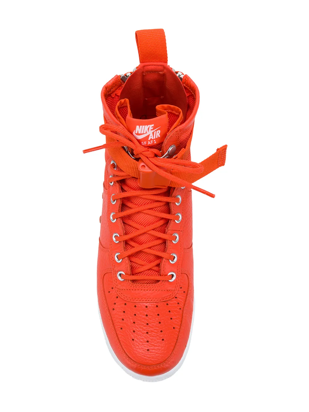 Кроссовки SF Air Force 1 Mid Team Orange Nike, желтый — фото 4