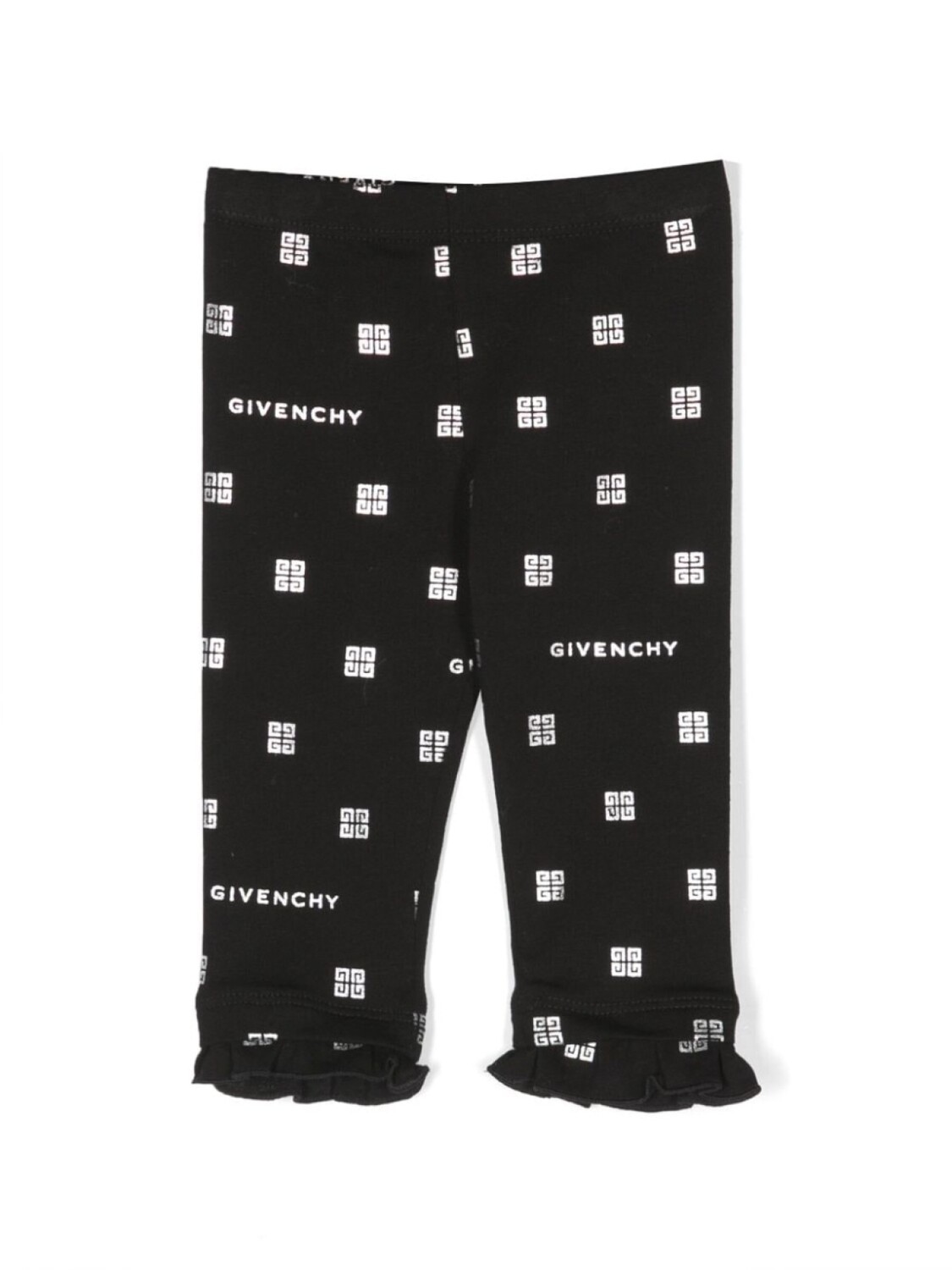 

Givenchy Kids легинсы с логотипом, черный