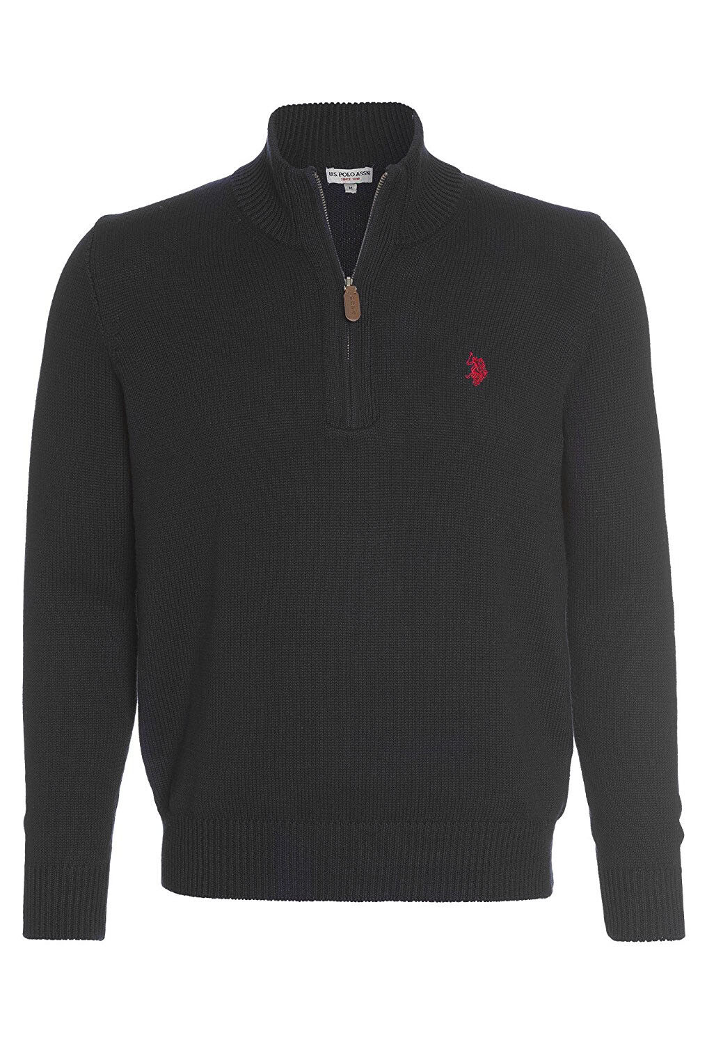 

Пуловер U.S. Polo Assn. Troyer Zip, черный