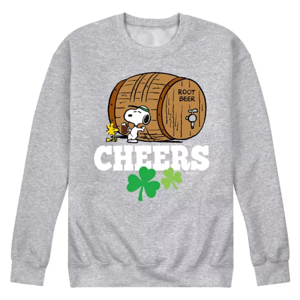 

Мужская флисовая толстовка Peanuts Cheers Root Beer Licensed Character, серый