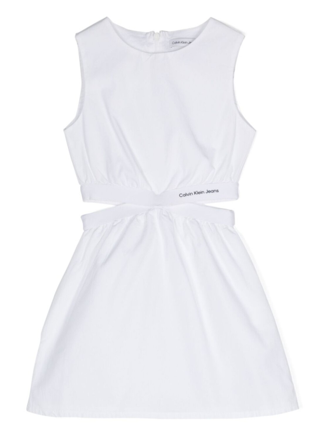 

Платье с вырезами Calvin Klein Kids, белый