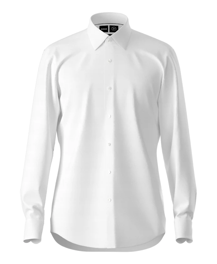 

Облегающая эластичная рубашка Hugo, белый