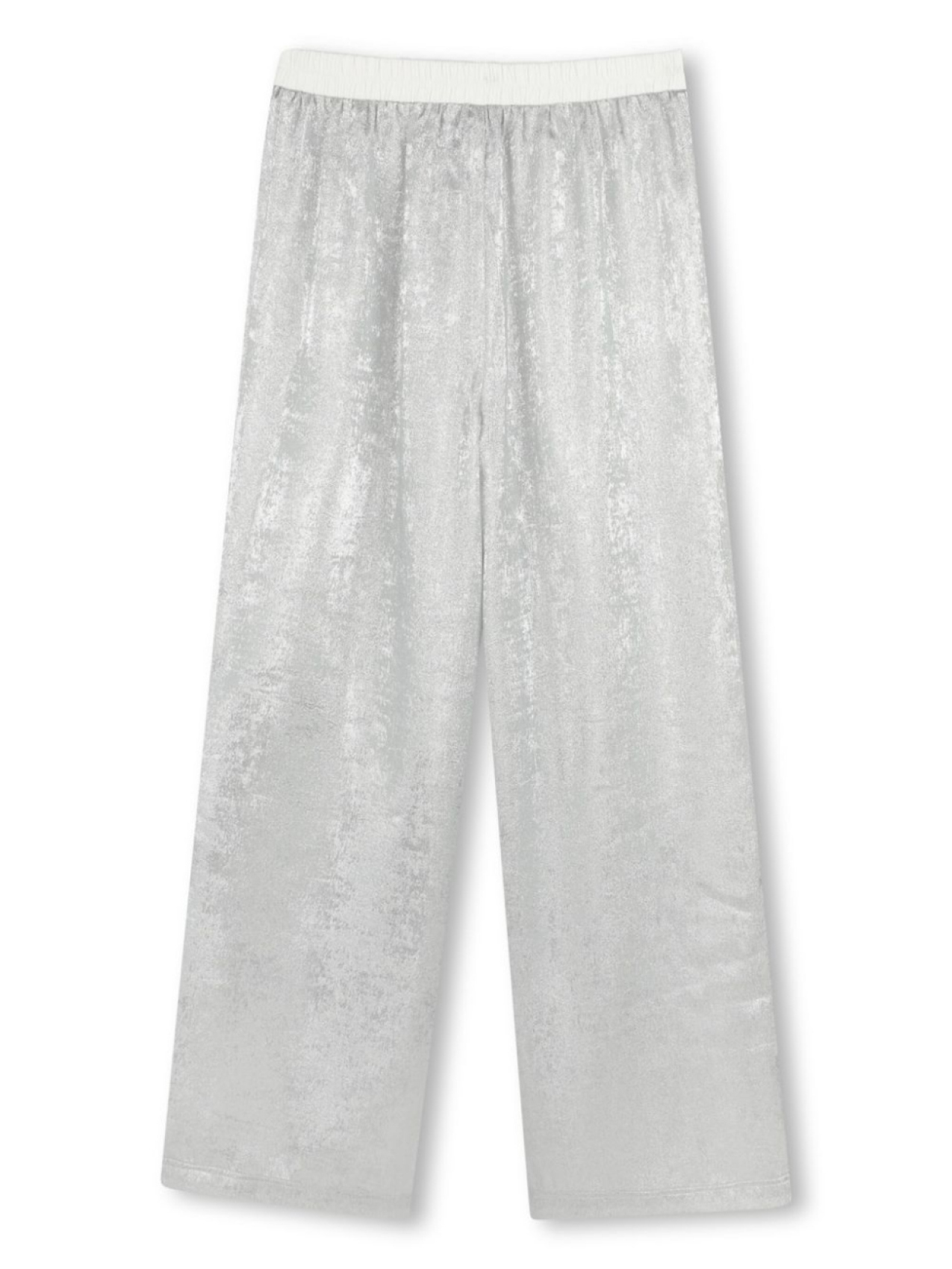Dkny Kids спортивные брюки с логотипом, серый — фото 2