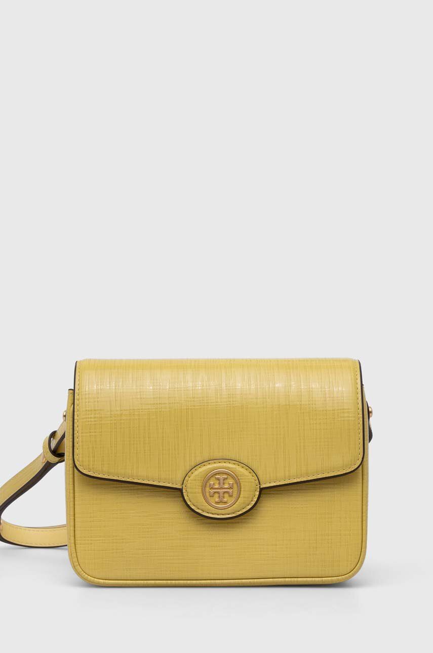 

Кожаная сумочка Tory Burch, желтый
