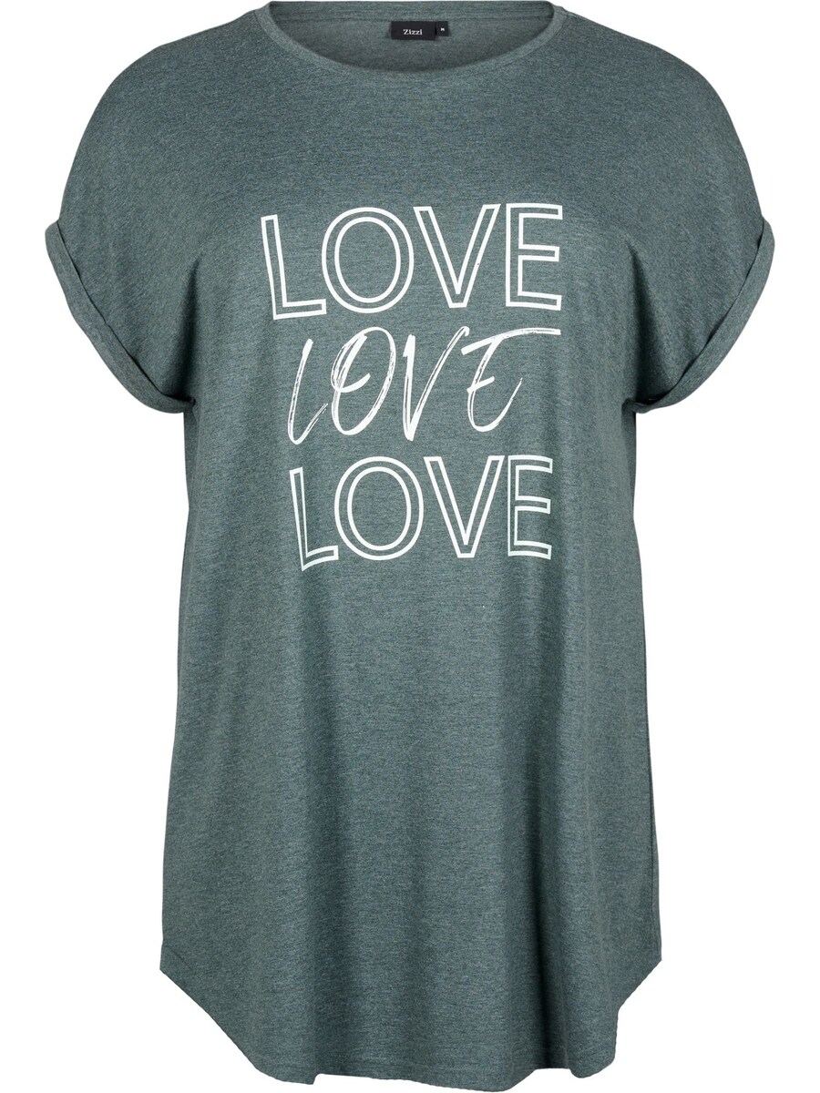 

Футболка Zizzi Shirt MALIS, зеленый