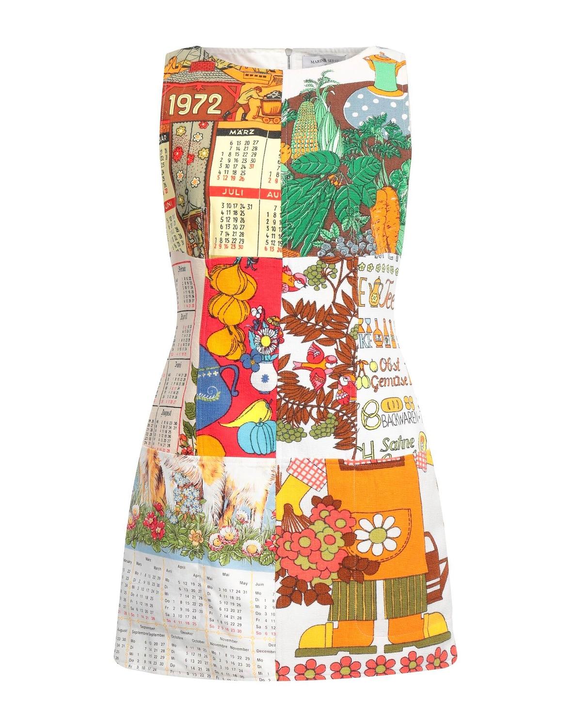 

Мини-платье Marine Serre, коричневый