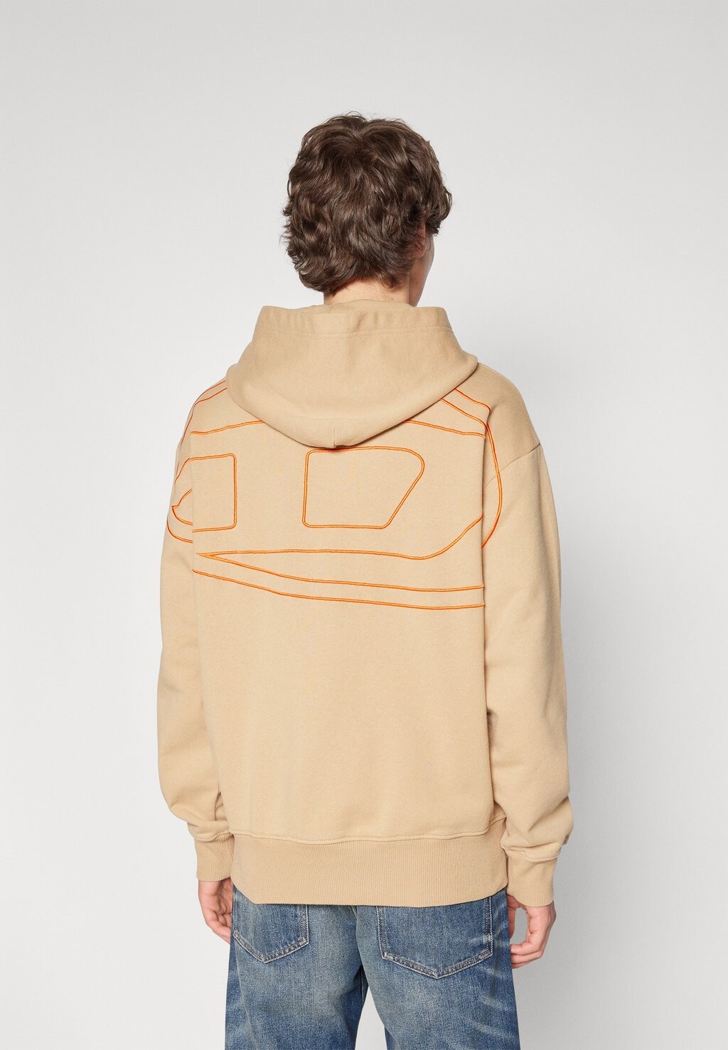 

Джемпер с капюшоном Diesel, цвет Beige