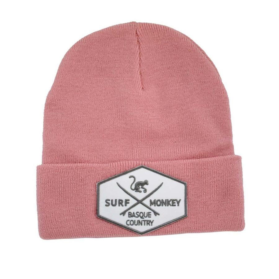 

SURF MONKEY Вязаная шапка из переработанного материала — один размер (розовая)