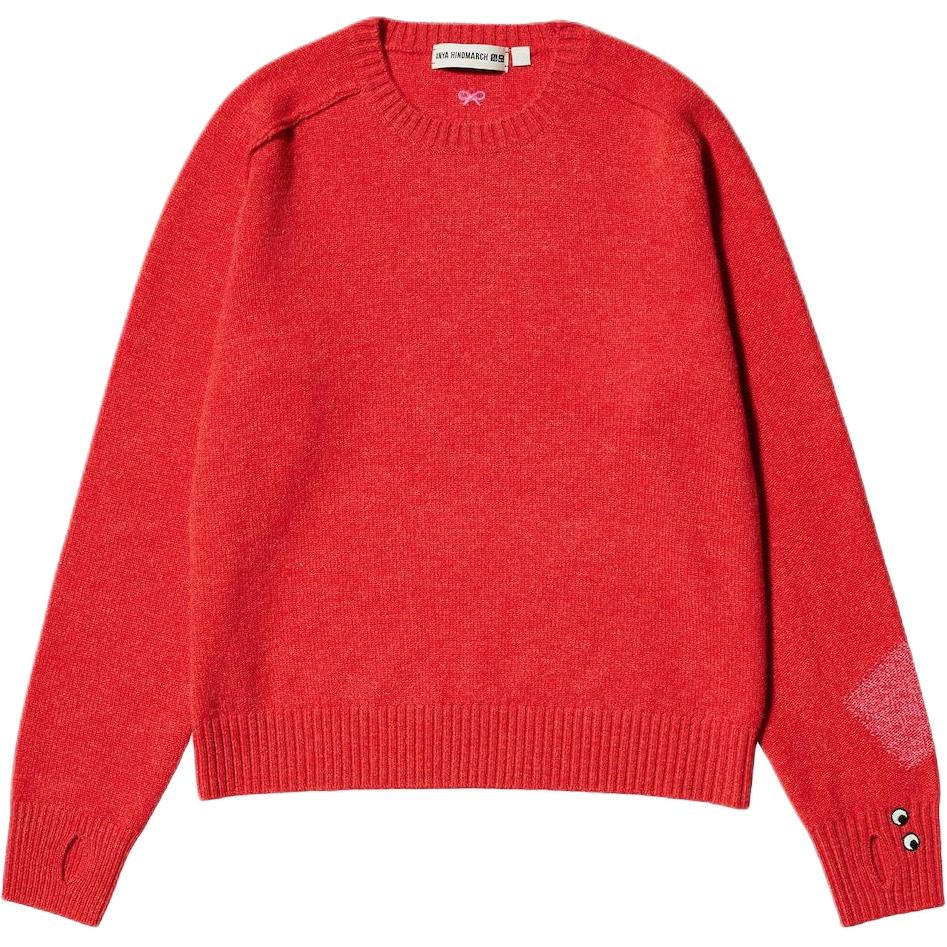 

Anya Hindmarch X Кашемировые свитера женские красные UNIQLO