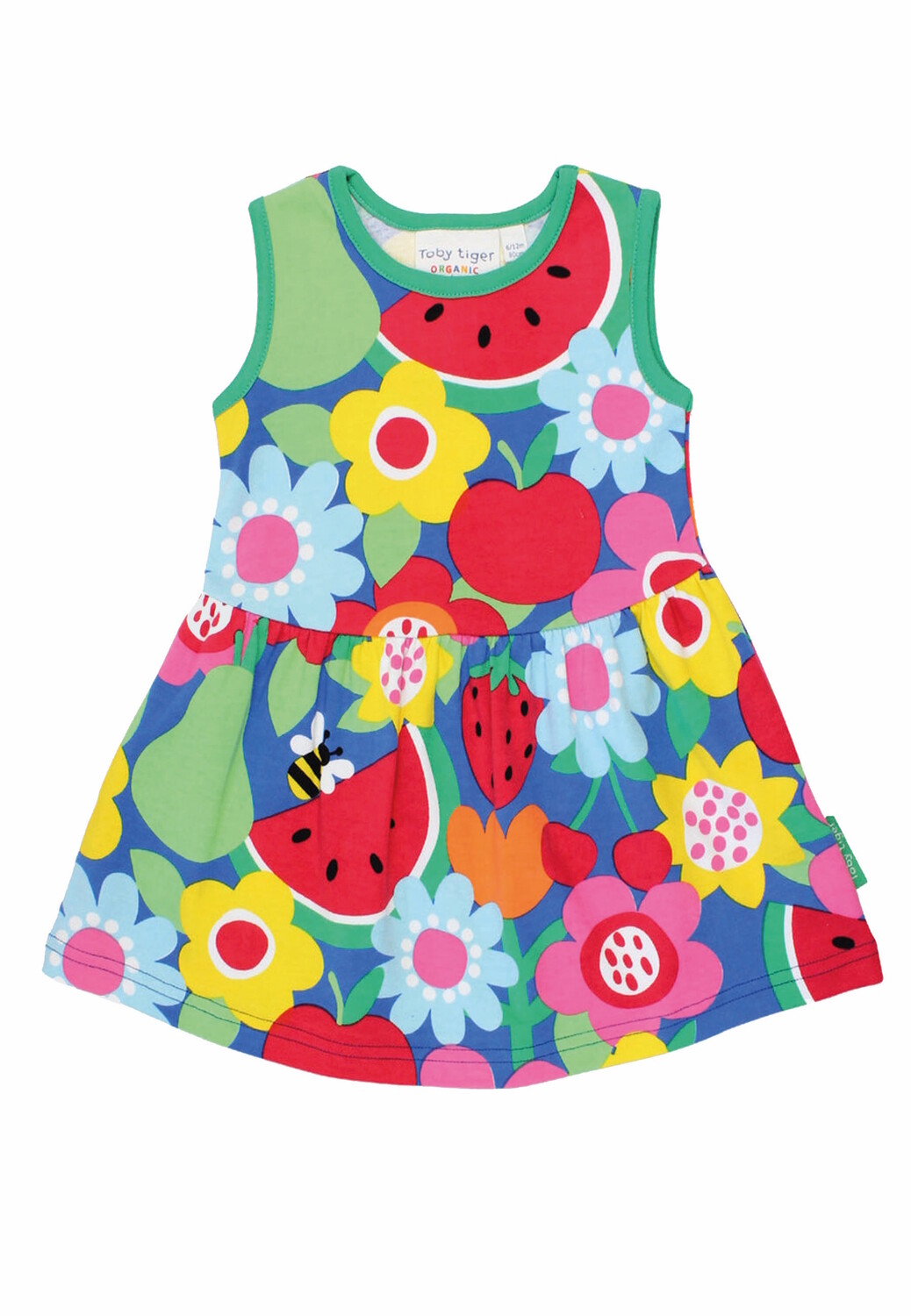 

Платье Toby Tiger Träger mit Sommer Print, красочный