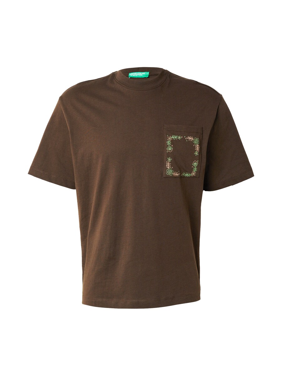 

Рубашка UNITED COLORS OF BENETTON, темно-коричневый