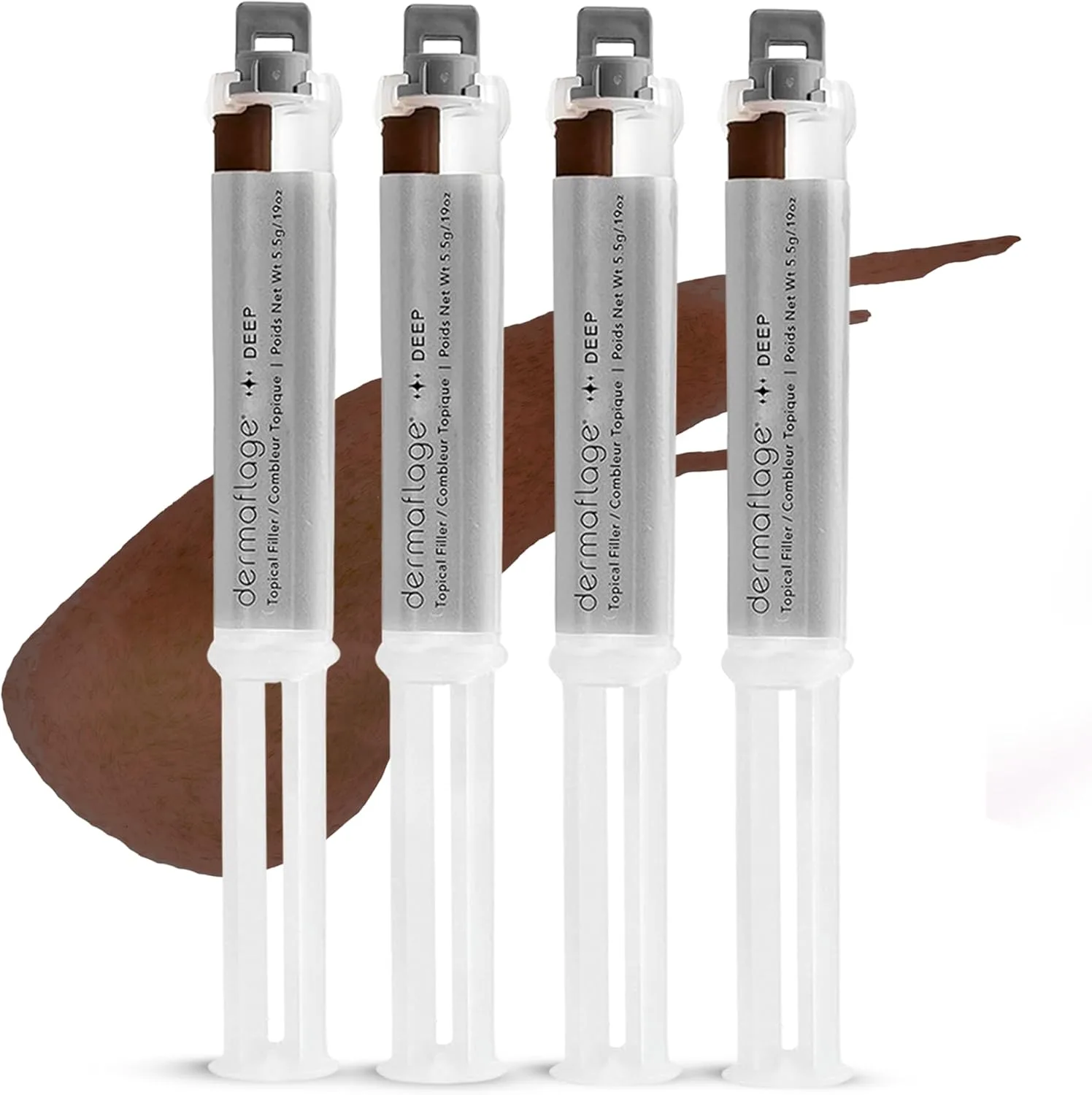 Набор для филлера Dermaflage для заполнения рубцов, 4 аппликатора., Deep