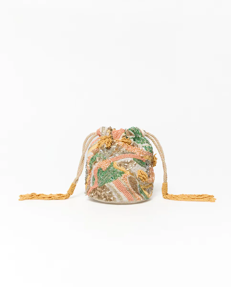 

Сумка с африканскими бусинами Sfera, мультиколор