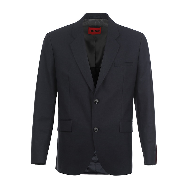 

HUGO BOSS Мужской пиджак для делового костюма темно-синий, Dark Blue