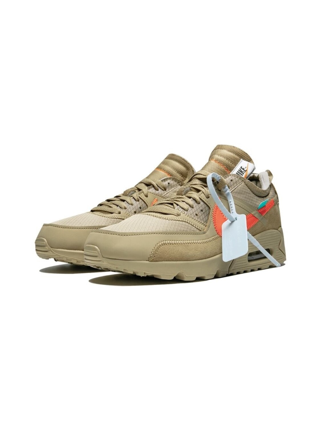 Кроссовки 'The 10th' Air Max 90 Nike X Off-White, бежевый — фото 2