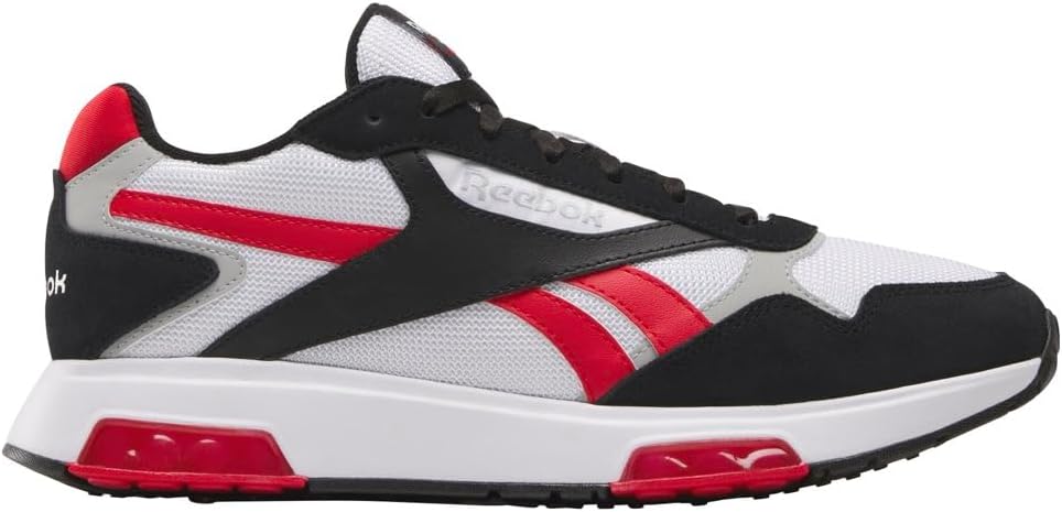 Кроссовки Reebok Unisex-Adult Glide DMX, белый/черный/красный — фото 2