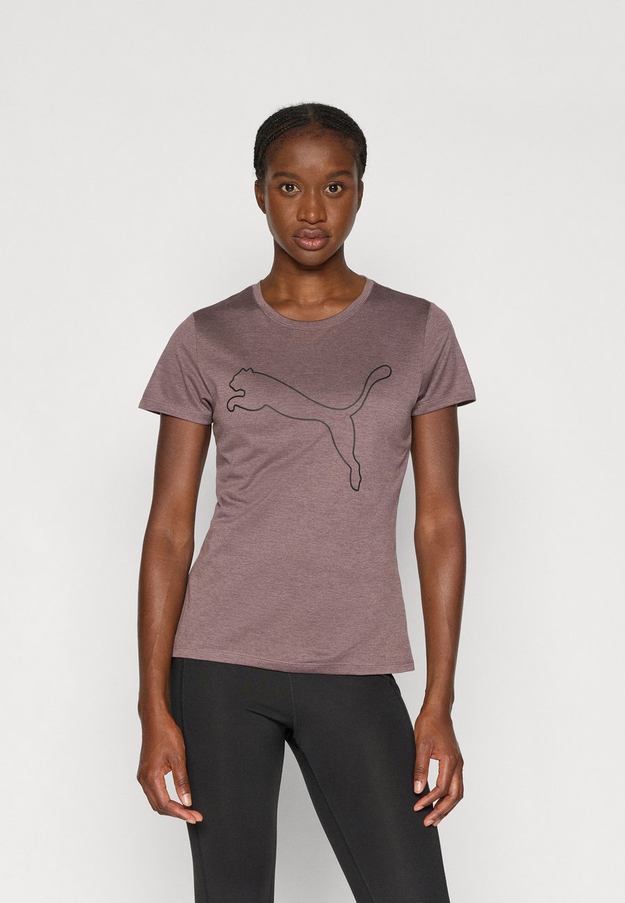 

Футболка Puma ESSENTIAL LOGO TEE, Raisin Heather/Mauve