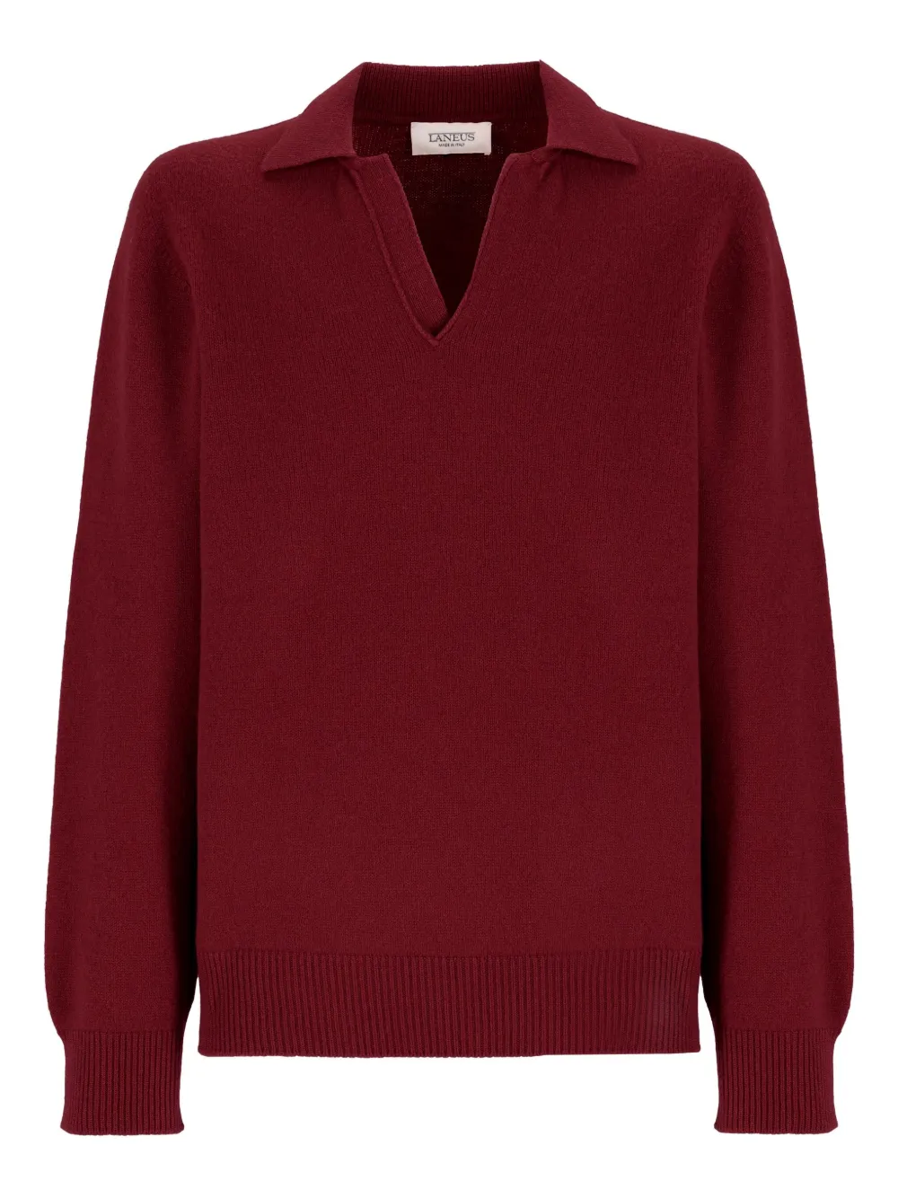 

Свитер с V-образным вырезом Laneus, красный