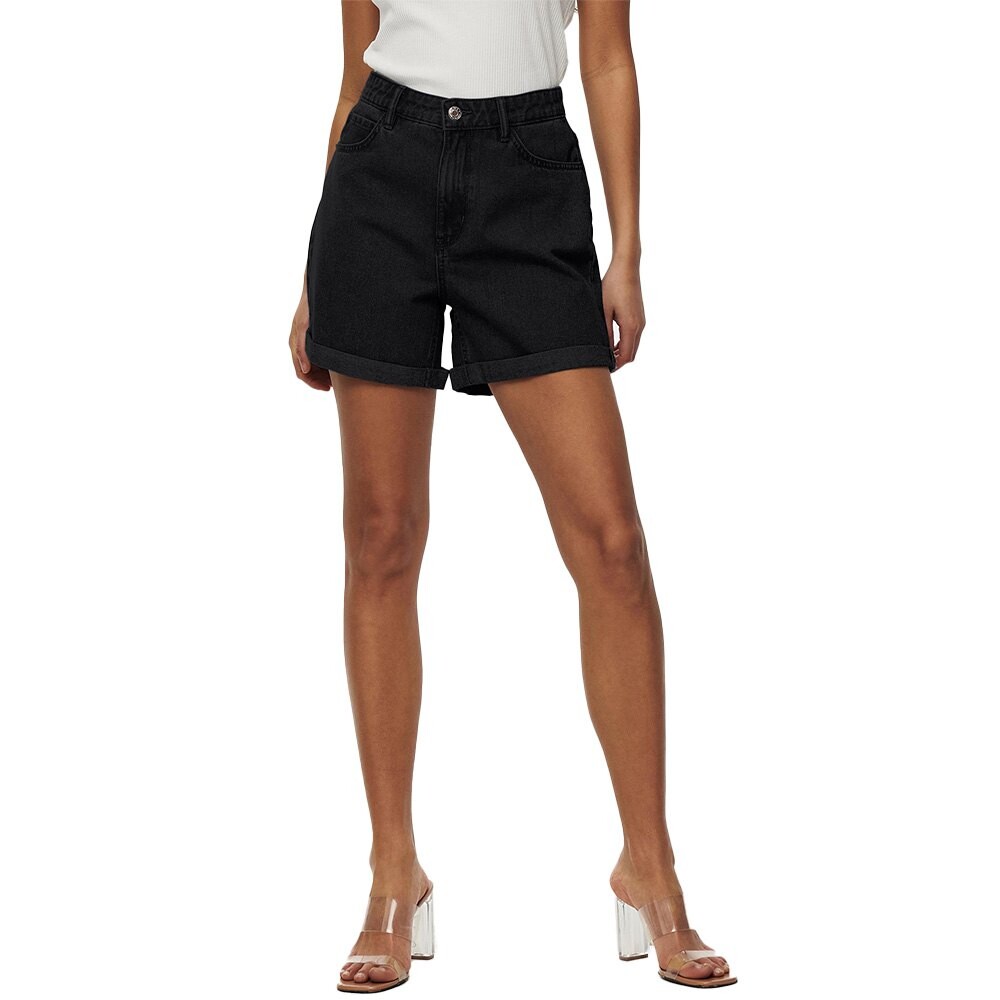 

Джинсовые шорты Only Vega Mom High Waist, черный