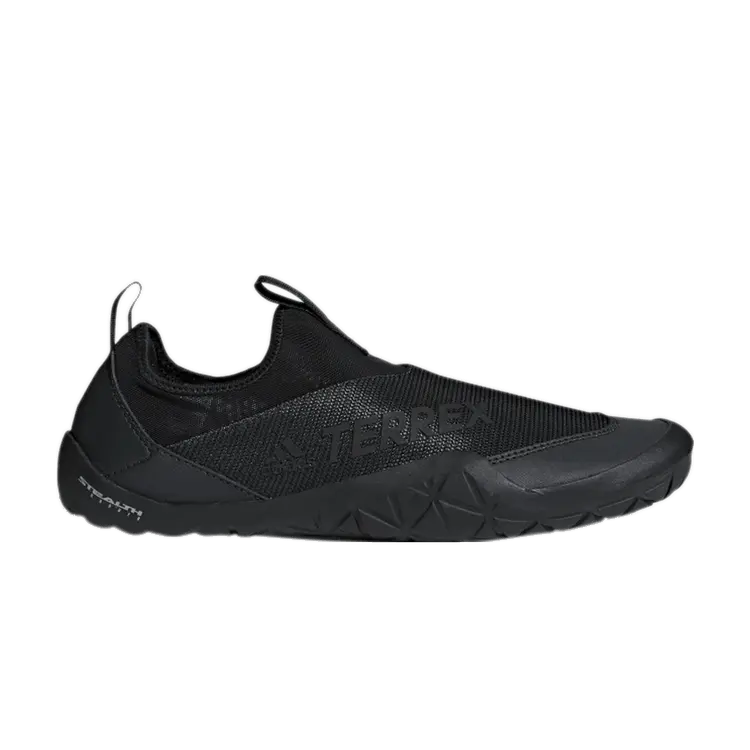 

Тапочки Terrex Climacool Jawpaw Slip-On 'Triple Black', черный