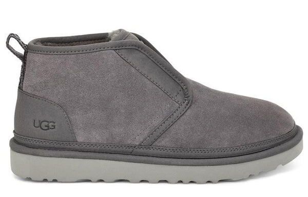 Зимние ботинки мужские Ugg с флисовой подкладкой, серый — фото 3
