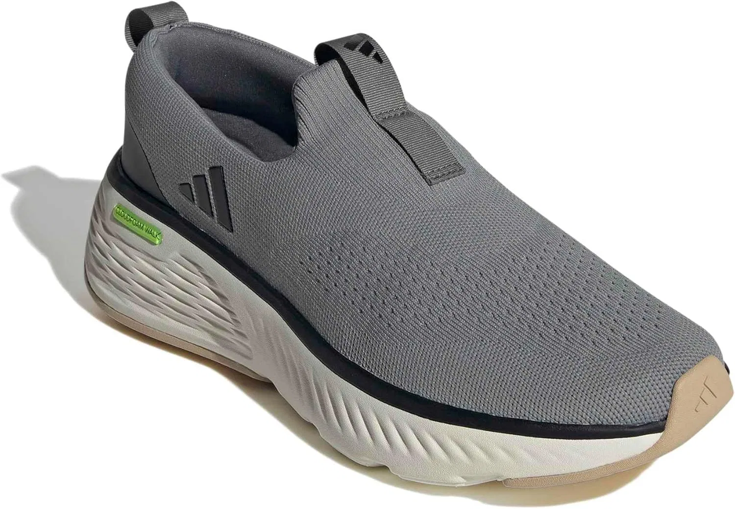 Мужские кроссовки Adidas Cloudfoam Go Lounger, Grey Three Core Black Off White — фото 3