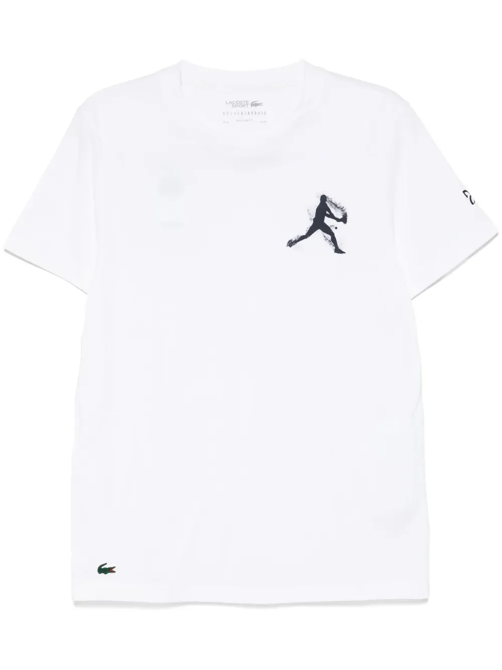 Футболка из коллаборации с Novak Djokovic Lacoste, белый