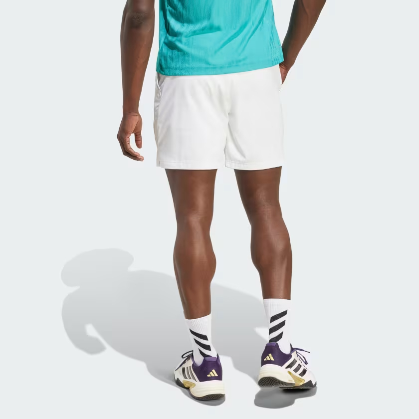 Шорты Free Shipping With AdiClub Tennis Climacool Ergo Shorts Adidas, белый — фото 4