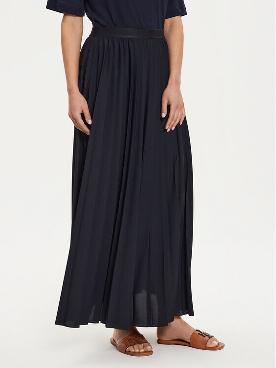 

Плиссированная юбка свободного кроя Max Mara Leisure, синий