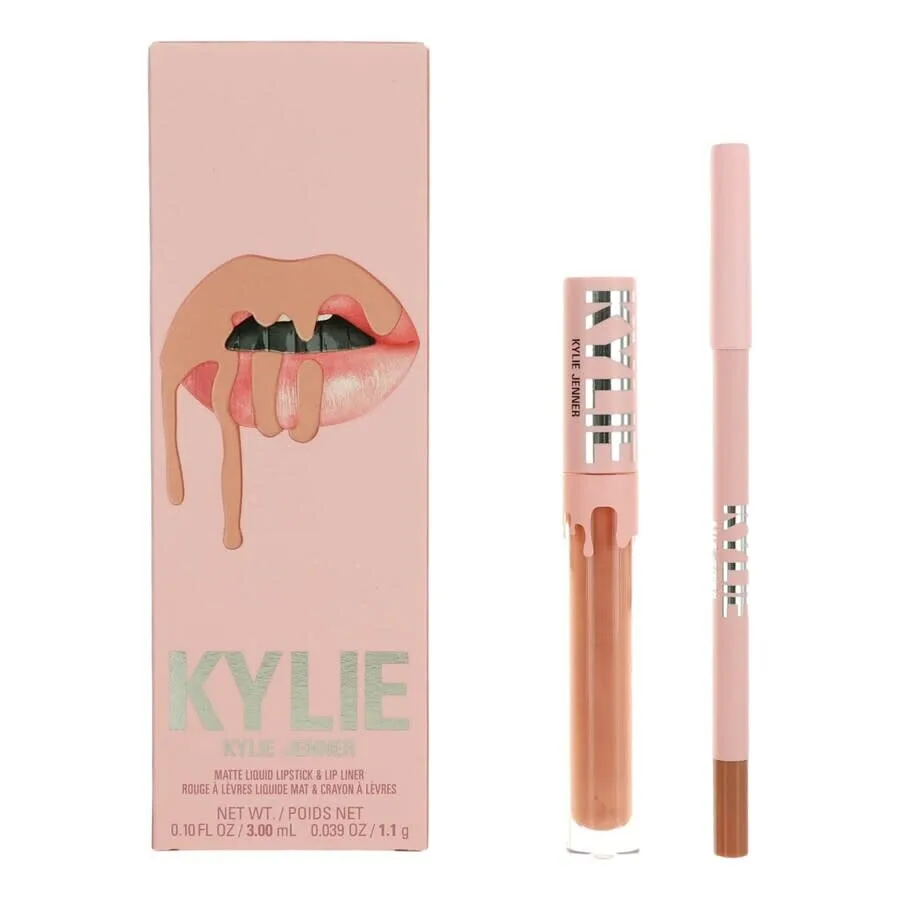 Подарочный набор Kylie Cosmetics Ladies Matte Liquid Lipstick & Lip Liner Bare 4064941008675